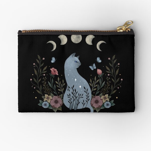 Cat on the Hill Zipper Pouch