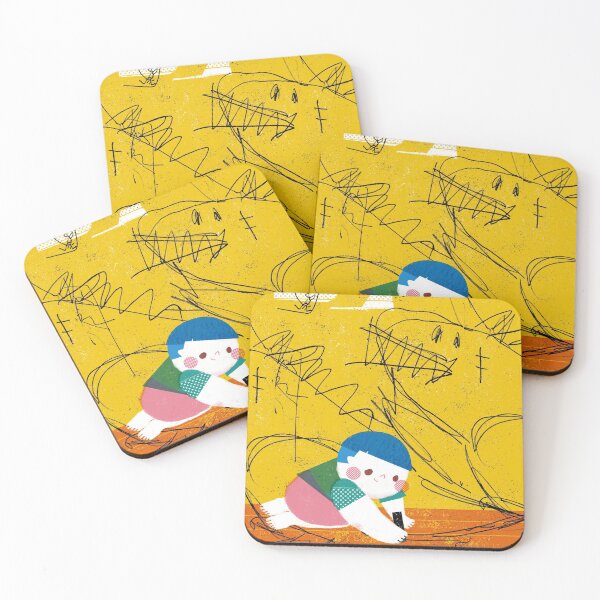 Item preview, Playful Mind Kid Drawing Dinosaur x Mori designed and sold by morichiang.