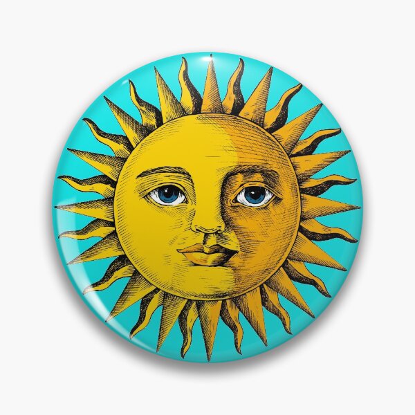 Item preview, Vintage sun face designed and sold by monsterplanet.