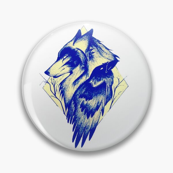 Item preview, Ōkami to Karasu. (The Wolf and Raven) designed and sold by AtomVolk.