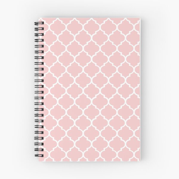 Item preview, Rose Quartz Moroccan Quatrefoil Clover Tile Pattern designed and sold by museofdreamers.