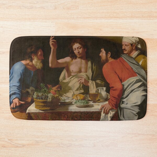 Item preview, The Supper at Emmaus - Bartolomeo Cavarozzi designed and sold by themasters.