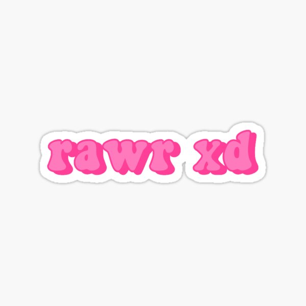 Lol Xd Stickers Redbubble - bob xd lol roblox