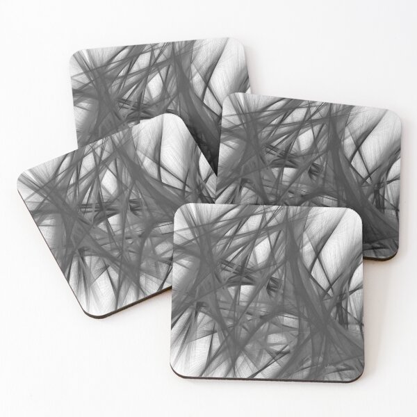 Item preview, Black & White Abstract 82719 designed and sold by mandalafractal.