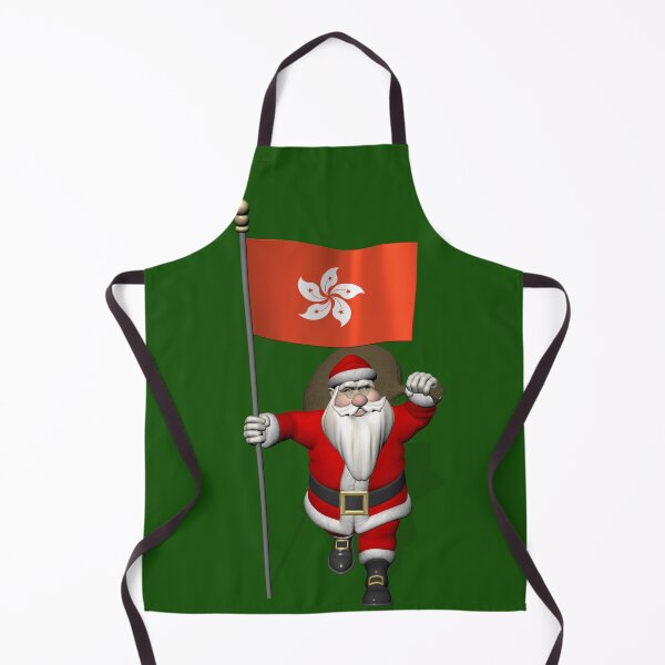 Item preview, Santa Claus With Flag Of Hong Kong designed and sold by Mythos57.