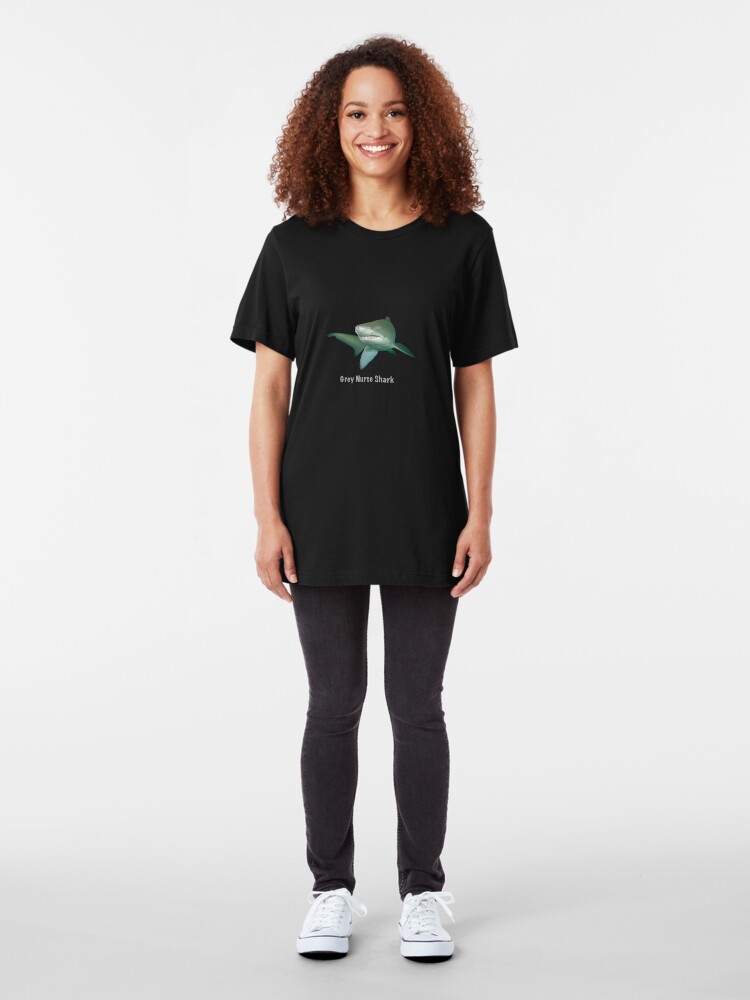 Alternate view of Grey nurse shark - T-shirt Slim Fit T-Shirt