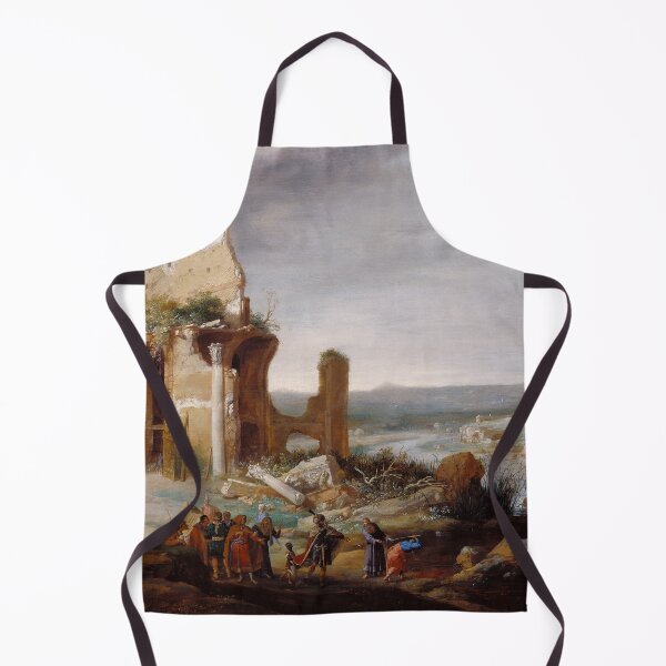 Item preview, Moses and Aaron Changing the Rivers of Egypt to Blood - Bartholomeus Breenbergh designed and sold by themasters.