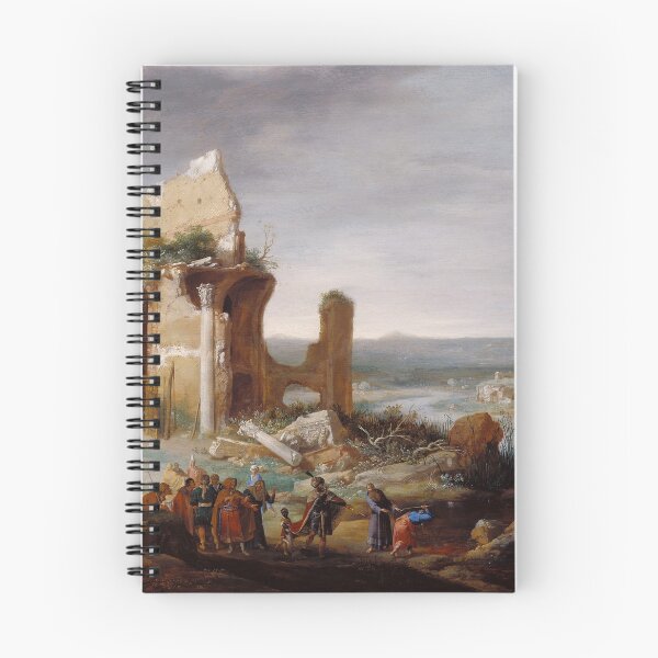 Item preview, Moses and Aaron Changing the Rivers of Egypt to Blood - Bartholomeus Breenbergh designed and sold by themasters.
