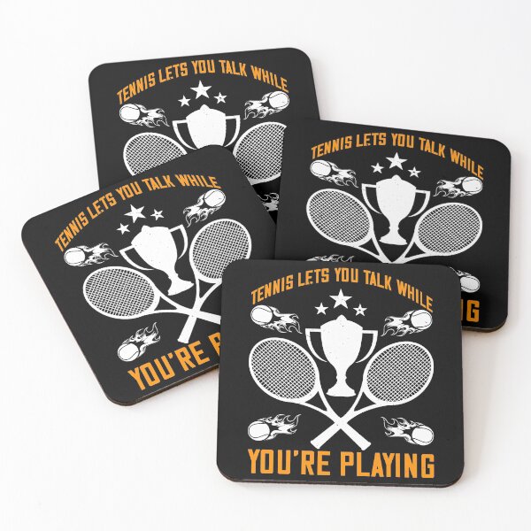 Item preview, Tennis Lets You Talk While You're Playing designed and sold by GoodVibeDesign.