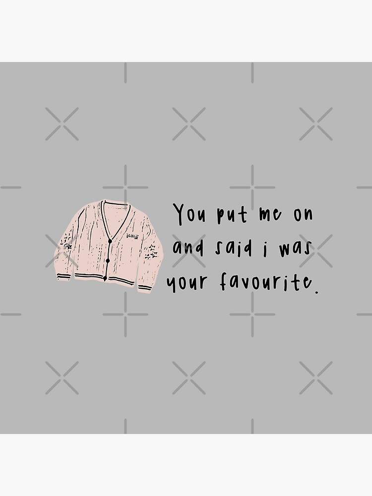 Cardigan - Taylor Swift Lyrics Folklore | Tote Bag