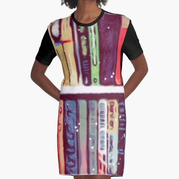 Bookworm Graphic T-Shirt Dress
