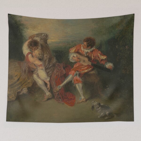 Item preview, La Surprise - Jean-Antoine Watteau designed and sold by themasters.