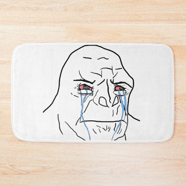 Item preview, halo monke wojak designed and sold by shitpostanon.