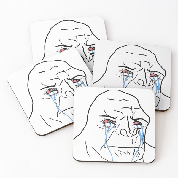 Item preview, halo monke wojak designed and sold by shitpostanon.