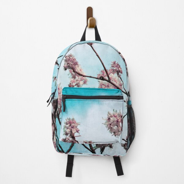 Item preview, Spring Blooms Blossoms Sky Aqua Pink Tree Flower Floral Garden designed and sold by JimNEmDesigns.