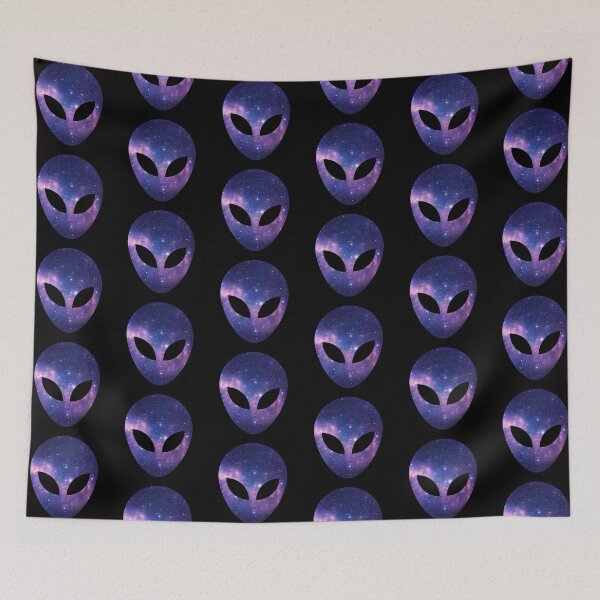Item preview, Alien galaxy face  designed and sold by pikafelix.