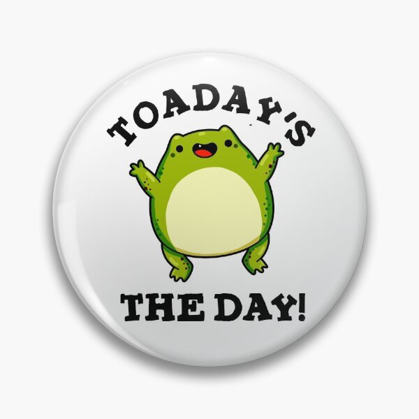 Item preview, Toadays The Day Funny Toad Puns  designed and sold by punnybone.