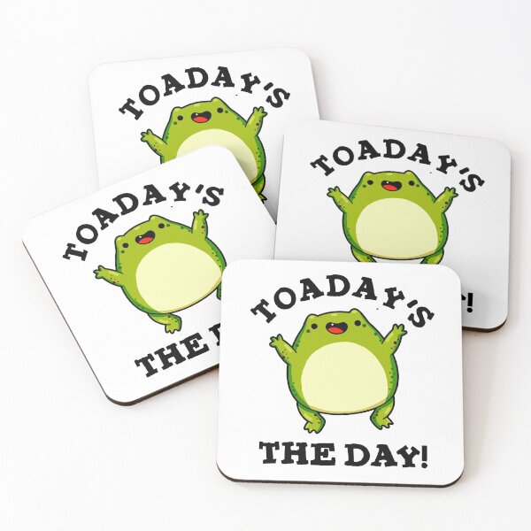 Item preview, Toadays The Day Funny Toad Puns  designed and sold by punnybone.