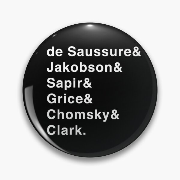 Item preview, Linguists List (de Saussure, Jakobson, Sapir, Grice, Chomsky, Clark) designed and sold by isstgeschichte.