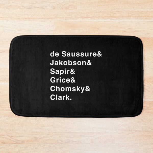 Item preview, Linguists List (de Saussure, Jakobson, Sapir, Grice, Chomsky, Clark) designed and sold by isstgeschichte.