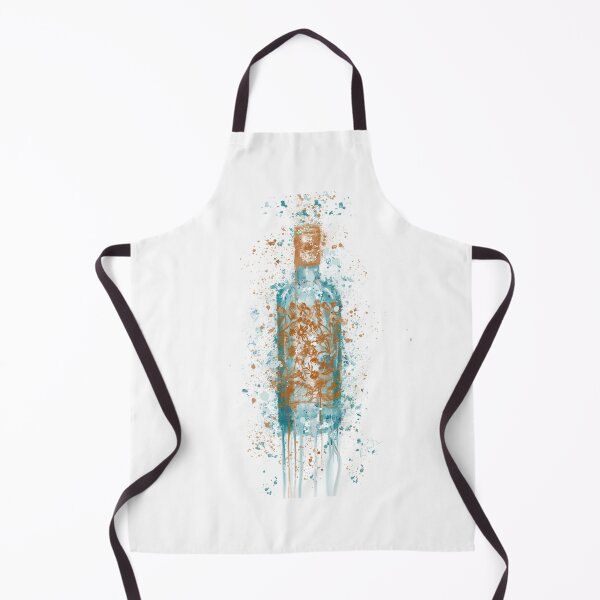 Item preview, Silent Pool Gin Bottle Splatter Print designed and sold by Pics-squiggles.