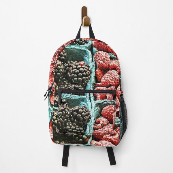 Item preview, Berry Berries Blackberry Raspberry Blueberry Basket Farmer's Market Fresh Fruit designed and sold by JimNEmDesigns.