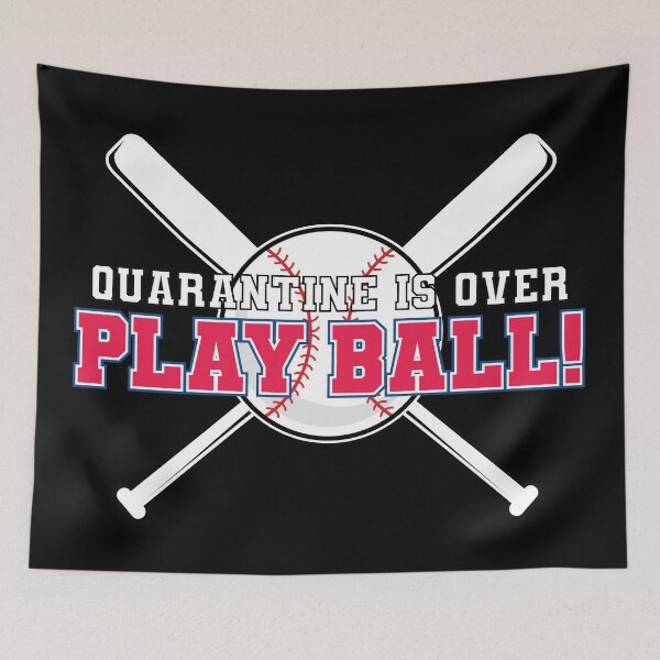 Item preview, Quarantine is over Play Ball ! - baseball bat designed and sold by AmpersandCuster.