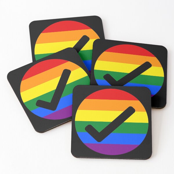 Item preview, Gay friendly check mark designed and sold by pikafelix.