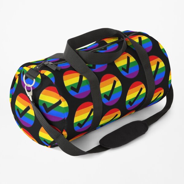 Gay friendly check mark Duffle Bag