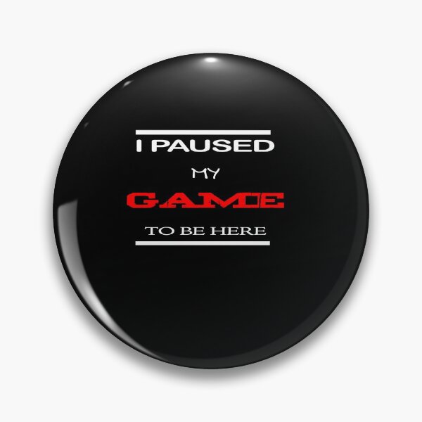 Item preview, paused my game designed and sold by joy81.