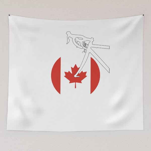 Item preview, Road Bicycle Canadian Flag designed and sold by RabeDesigns.
