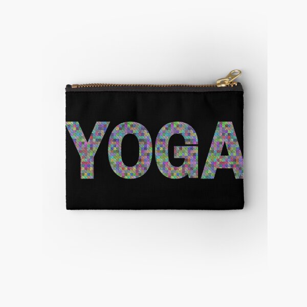Item preview, YOGA - Colorful small square tiles within letters designed and sold by Rhu Creations.