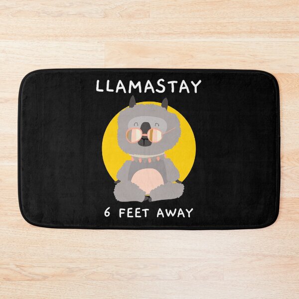 Item preview, Llamastay 6 Feet Away designed and sold by VDKMerch.