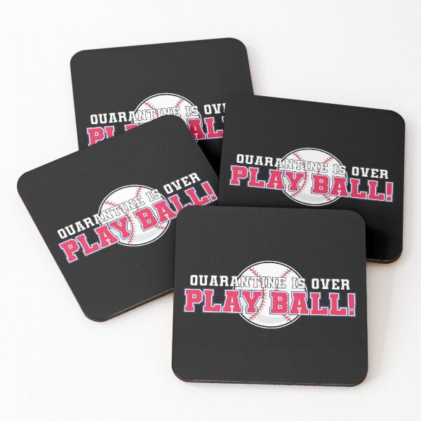 Item preview, Quarantine is over Play Ball ! - baseball designed and sold by AmpersandCuster.