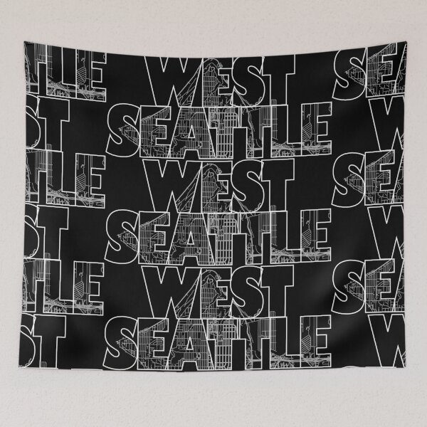 Item preview, West Seattle Street Map designed and sold by thestreetslocal.