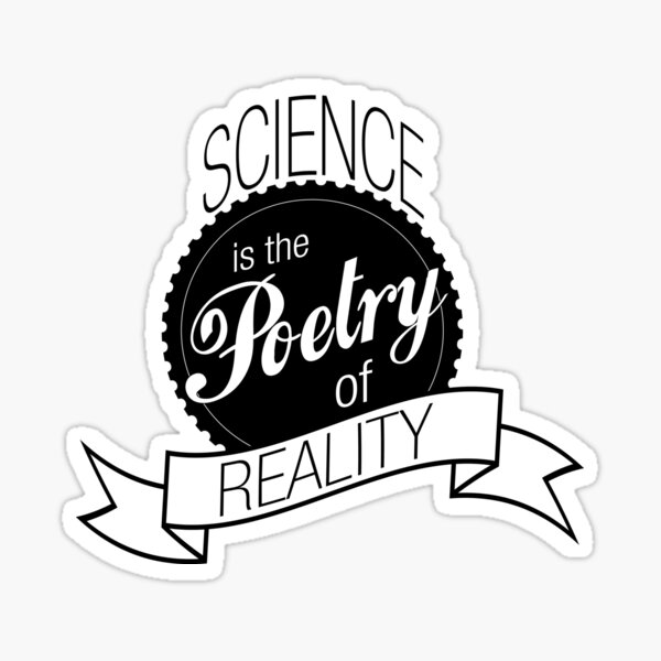 Science Poetry of Reality (mugs) Sticker