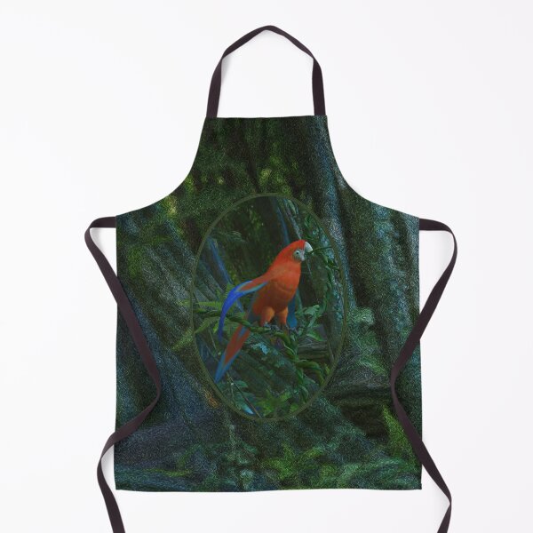 Item preview, Parrot among the lianas designed and sold by Roberta Angiolani.
