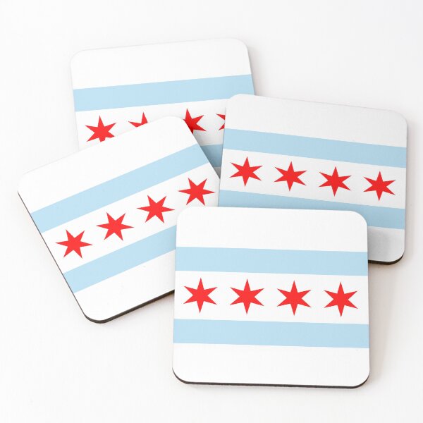 Item preview, Chicago Flag Badge designed and sold by deanworld.