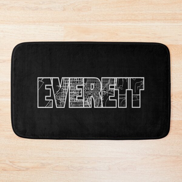 Item preview, Everett Washington Street Map designed and sold by thestreetslocal.