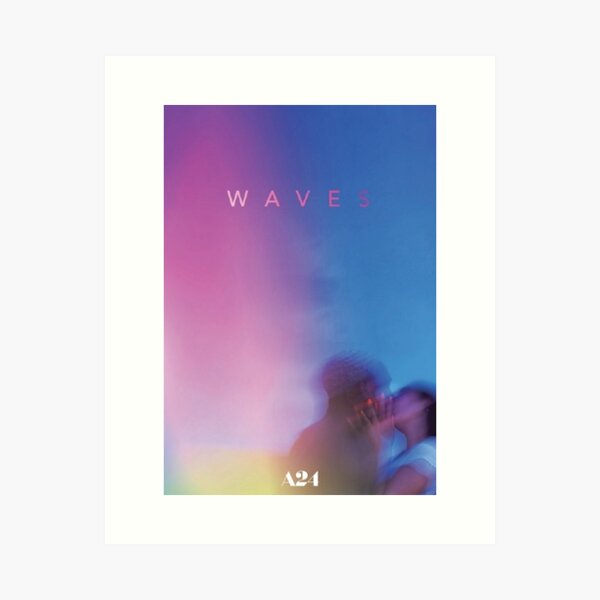 Waves A24 Art Print