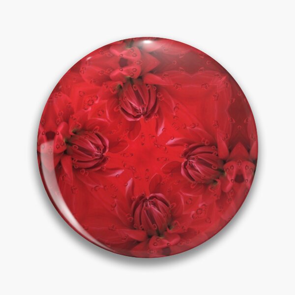 Item preview, vivid red dahlia floral fantasy design designed and sold by mister-john.