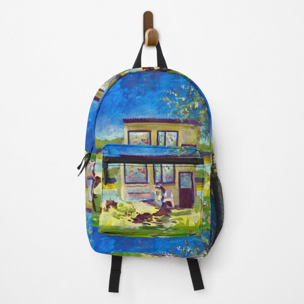Item preview, when I decided to finish painting a picture every day. It shows my parents' allotment and the little hut on it. designed and sold by Lillian Berthel.