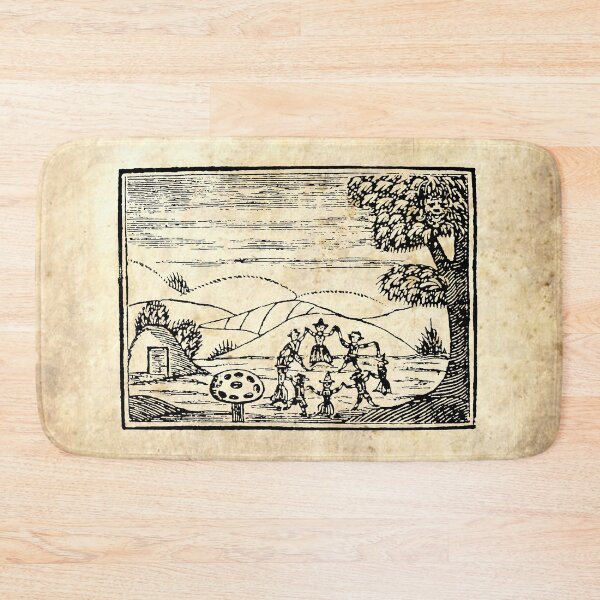 Item preview, Fairy Ring Woodcut Parchment designed and sold by Hypnogoria.