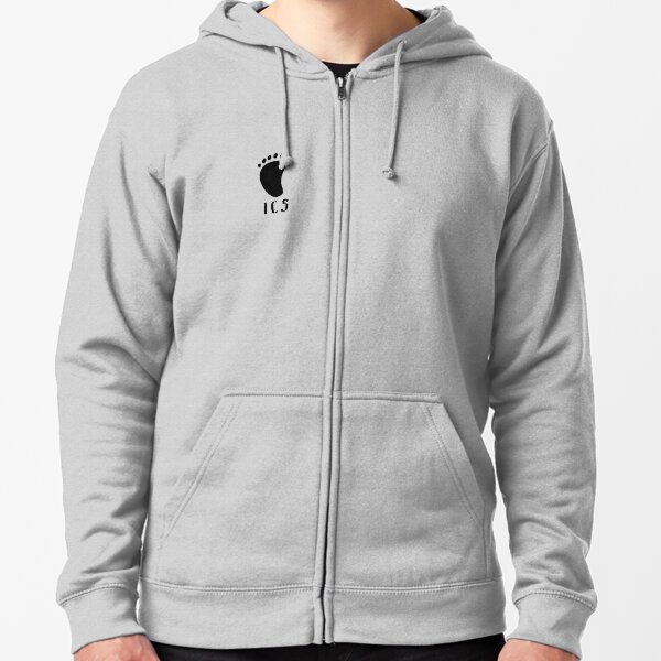 cuervos karasuno Sudadera con capucha y cremallera