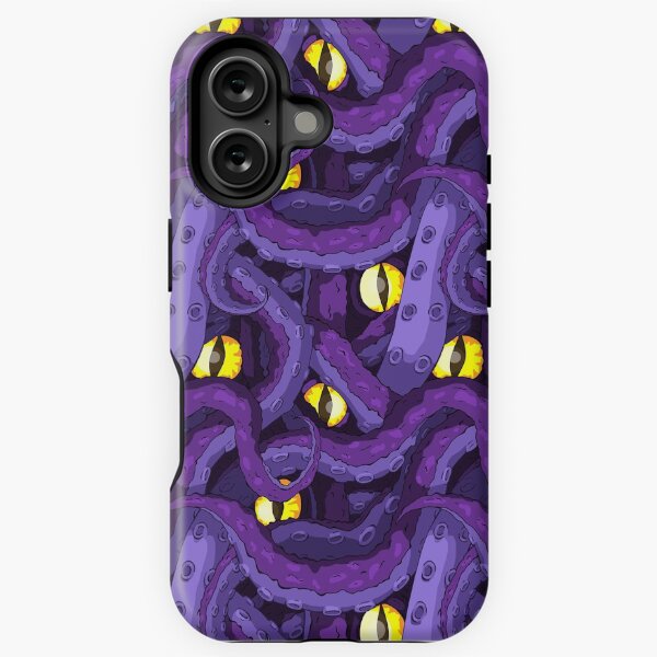 Vista previa del artículo con la obra «Tentáculos morados», diseñado y vendido por TentacleSpine.