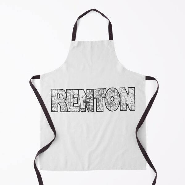 Item preview, Renton Washington Street Map designed and sold by thestreetslocal.