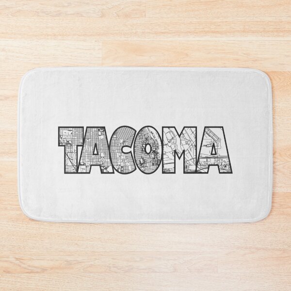 Item preview, Tacoma Washington Street Map designed and sold by thestreetslocal.