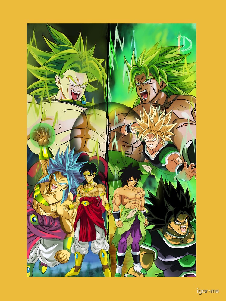 Dragon Ball Broly Wallpaper Classic Active T-Shirt for Sale by igor-me