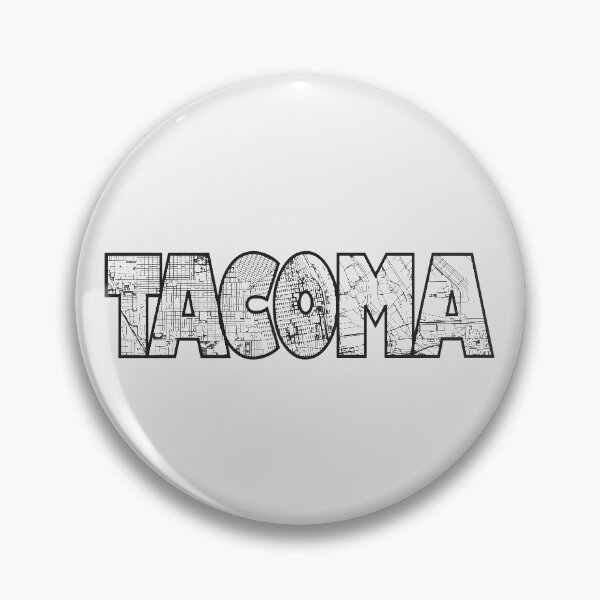 Item preview, Tacoma Washington Street Map designed and sold by thestreetslocal.