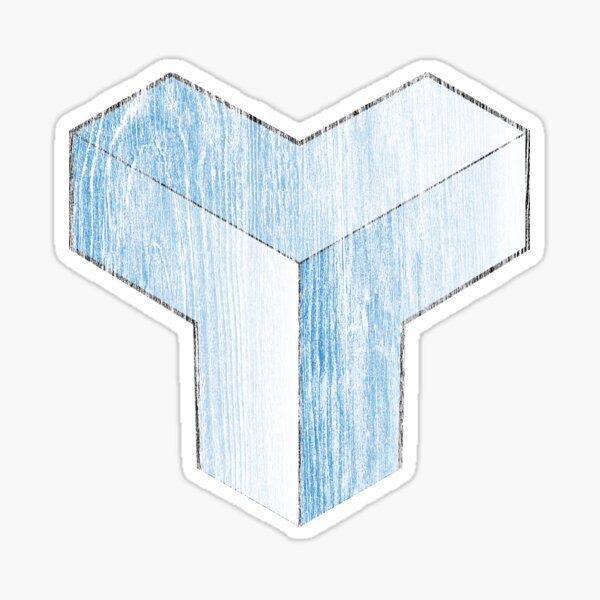 Item preview, Geometric Blue [Wood Texture] designed and sold by SiSiDi.